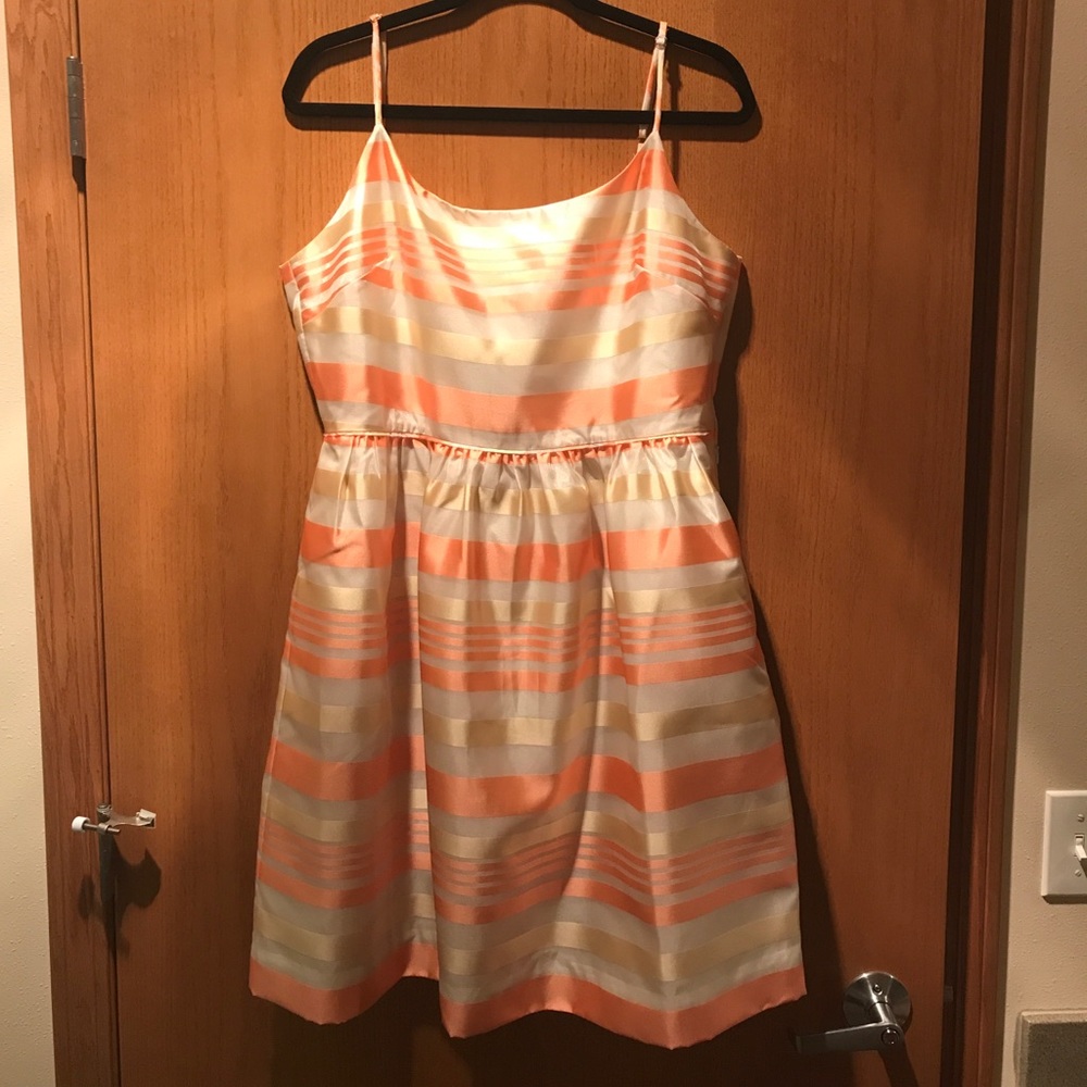 J. Crew Formal Striped Dress